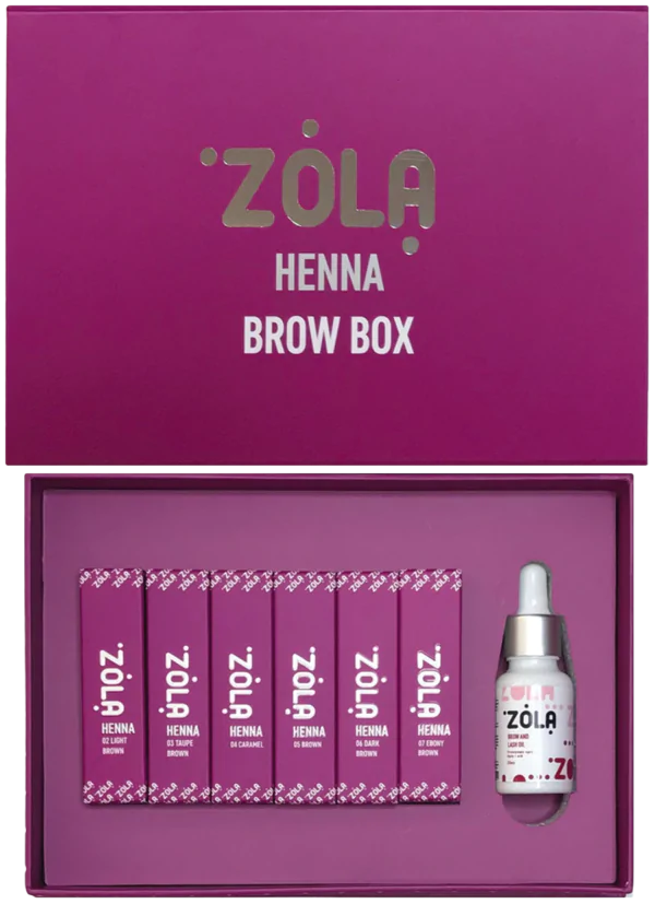 ZOLA Pudełko z Henną 6 sztuk, po 5g każda