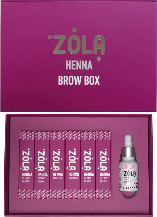 ZOLA Henna Box 6 pcs, 10 gr