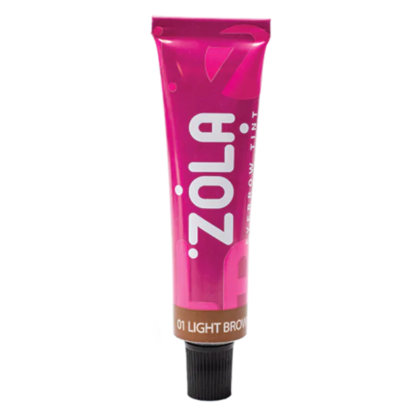 ZOLA Farba do Brwi z Kolagenem 01 Jasnobrązowa 15ml.