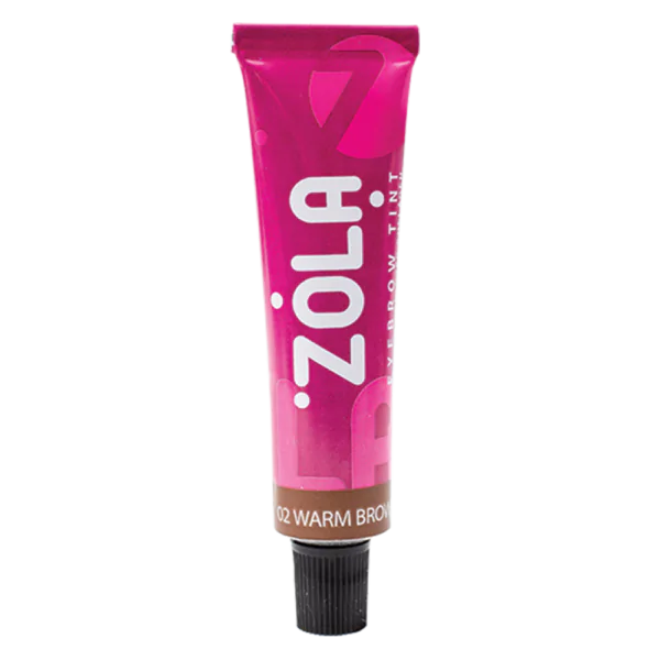 ZOLA Farba do Brwi z Kolagenem 02 Ciepły Brąz 15ml.