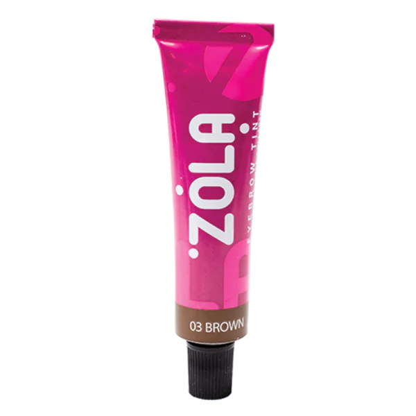 ZOLA Farba do Brwi z Kolagenem 03 Brązowa 15ml.