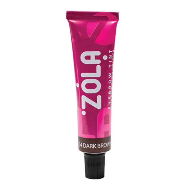 ZOLA Farba do Brwi z Kolagenem 04 Ciemnobrązowa 15ml.