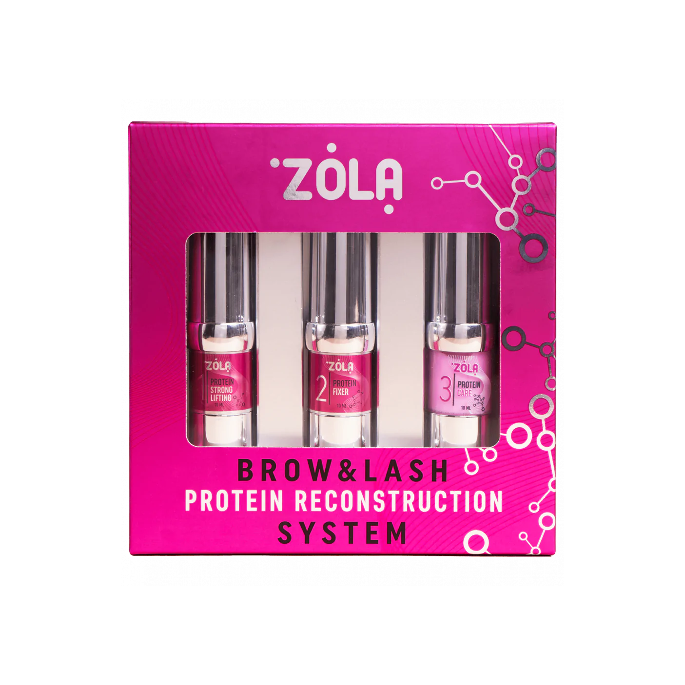 ZOLA Professional henna for eyebrows 10 g (07 EBONY BROWN)