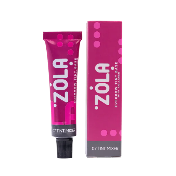 ZOLA Eyebrow Tint Base With Collagen 07 Tint Mixer 15ml.