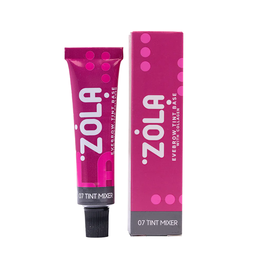 ZOLA Professional henna for eyebrows 10 g (07 EBONY BROWN)