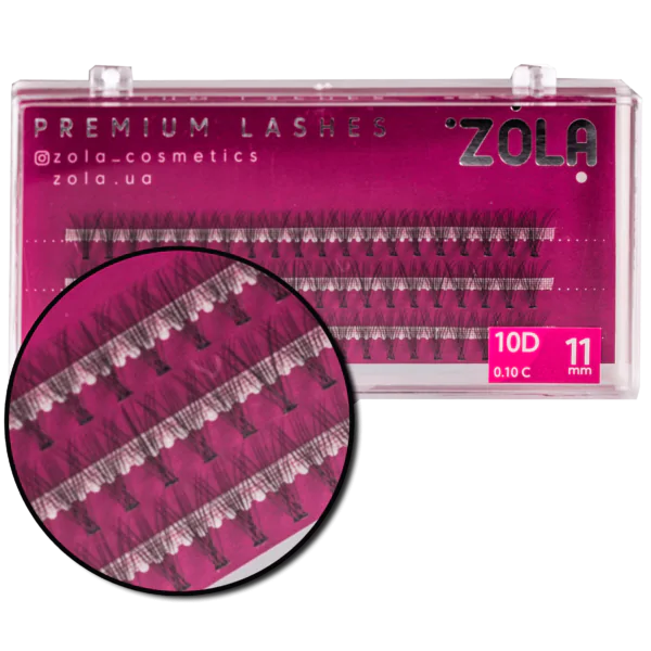 ZOLA Kępki rzęs 10D 11 mm