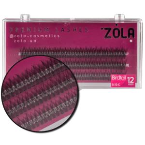 ZOLA Kępki rzęs Birdtail 12 mm