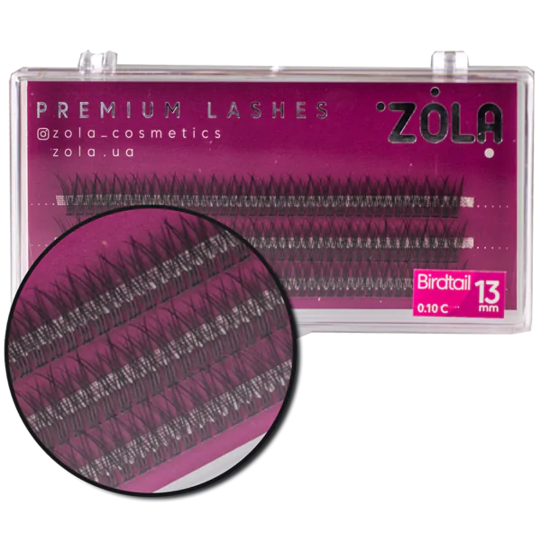 ZOLA Cluster lashes Birdtail 13 mm