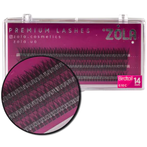 ZOLA Kępki rzęs Birdtail 14 mm