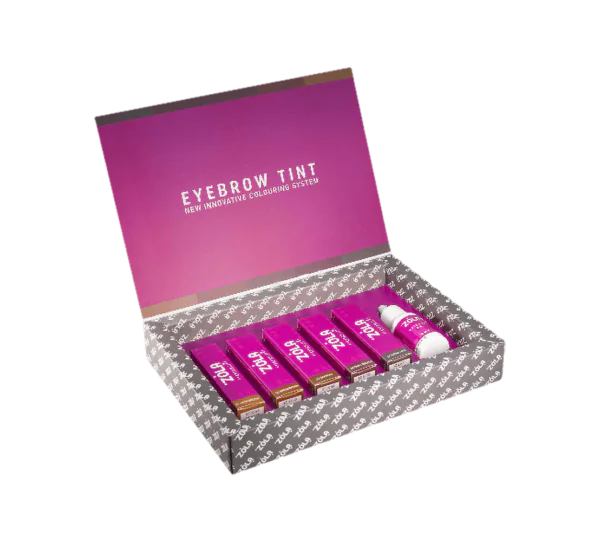 ZOLA Set of Eyebrow Tint With Collagen 5x15ml (5 colors and oxidant)