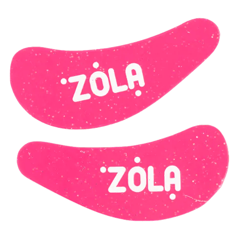 ZOLA Wielofunkcyjne silikonowe płatki pod oczy (1 para) (Malinowe)