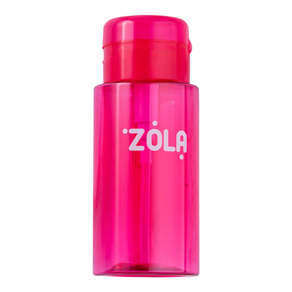 ZOLA Plastic liquid container with pump dispenser (Pink)