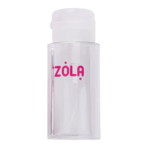 ZOLA Plastic liquid container with pump dispenser (Transparent)