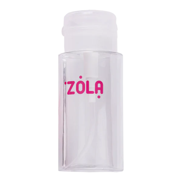 ZOLA Plastikowy pojemnik na płyn z dozownikiem (Przezroczysty)