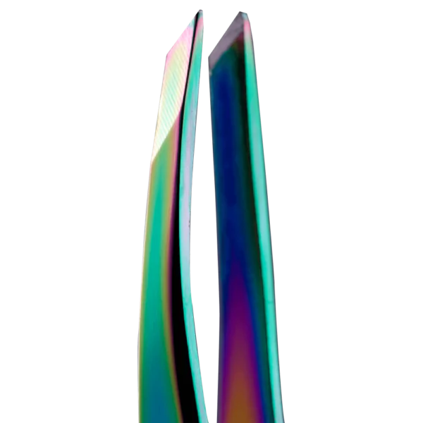 ZOLA Profesjonalna pęseta skośna do brwi RAINBOW