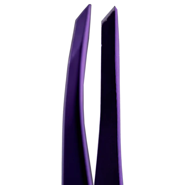 ZOLA Professional Beveled Tweezers for eyebrows VIOLET