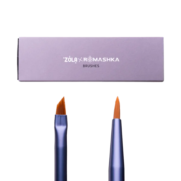 ZOLA x  Romashka Professional Eyebrow and Eyelash Brush Set