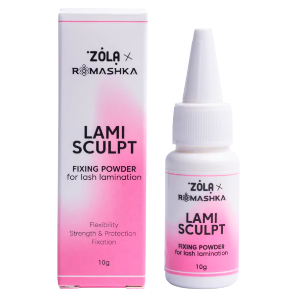 ZOLA x Romashka Fixing powder for lash lamination LamiSculpt 10 g