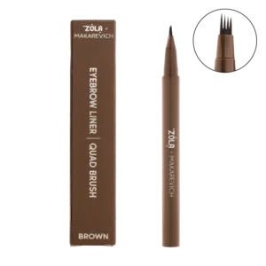 ZOLA x Makarevich Eyebrow Liner with Quad Brush Brown